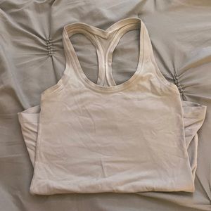 White Lululemon tank